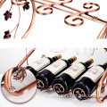 Iron creative upside down fashion home wine rack